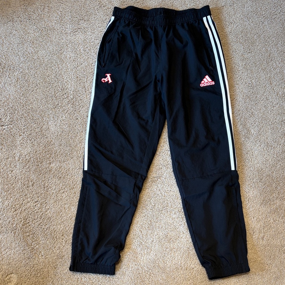 Arsenal Adidas Woven Joggers with Arsenal Decals Mens Size Large